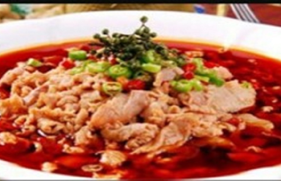 Вареная свинина в острым соусе Вареная свинина в острым соусе