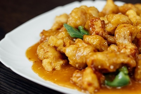 Свинина в кляре с перцем Свинина в кляре с перцем