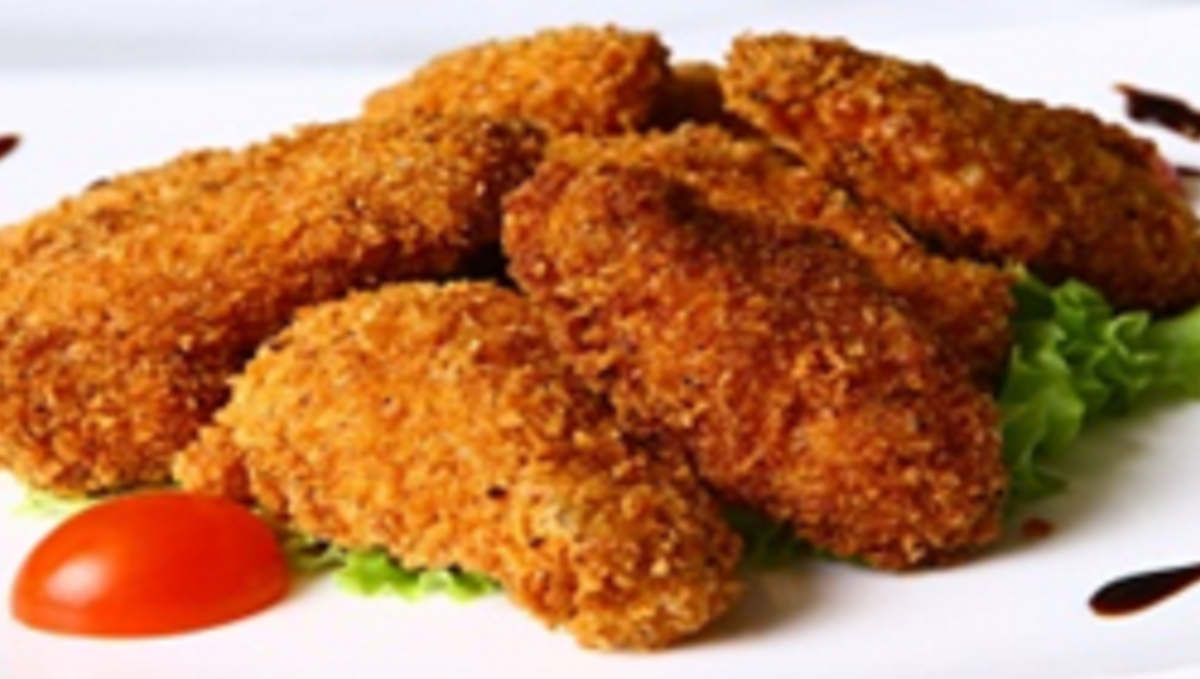 Крылышки в сухарях Крылышки в сухарях