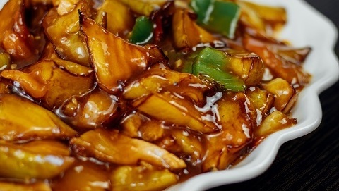 Баклажаны с картофелем и перцем Баклажаны с картофелем и перцем