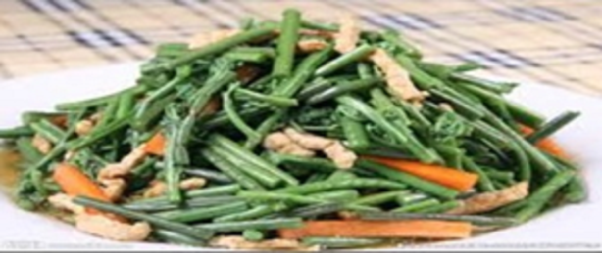 Жареная баранина с папоротником Жареная баранина с папоротником