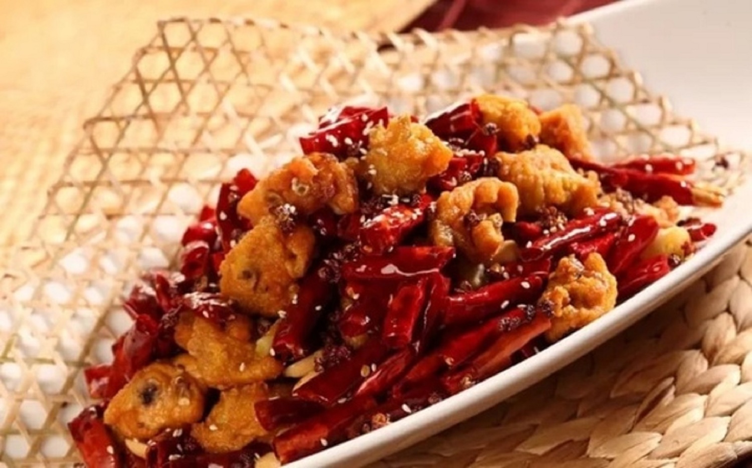 Острые кусочки курицы Острые кусочки курицы