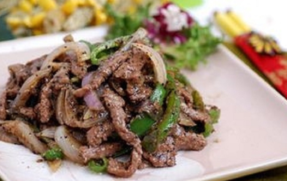 Баранина с черным перцем Баранина с черным перцем