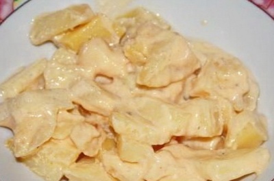 Картофель в сметане Картофель в сметане